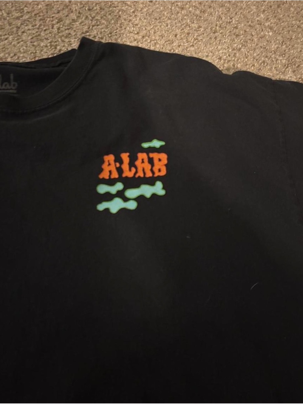 A.LAB black everything ends tee - Picture 2 of 3